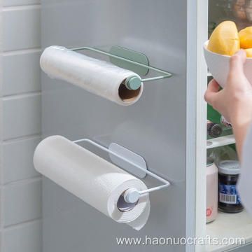 Perforation-free hanger towel rack roll paper rack